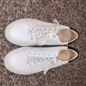 White sneakers